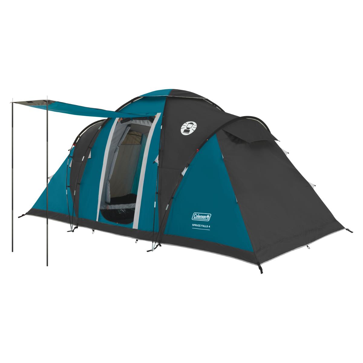 4-persoons-tent-269lse-1.jpg Coleman Spruce Falls 4 / 4 Persoons Tent Blauw kopen? - Afbeelding 1