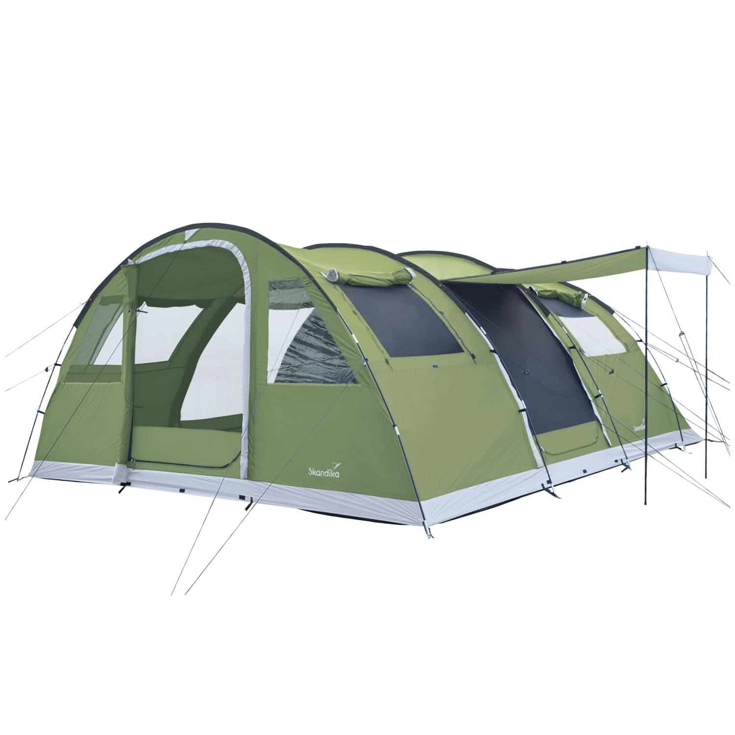 6-persoons-tent-196cmu-1.jpg Tunneltent Gotland 6 Protect 6 personen Familietent ingenaaide tentbodem - Afbeelding 1