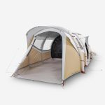 Quechua Opblaasbare tent voor 6 personen air seconds 6.3 f&b 3 slaapruimtes te koop op Campers.nl