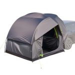 VEVOR SUV Tent Camping Auto Tent (240 x 240 x 215 cm) Waterdicht PU2000 Ruim Dubbellaags Ontwerp voor 5 8 Personen, SUV Kampeertent met 2 Deuren & ...