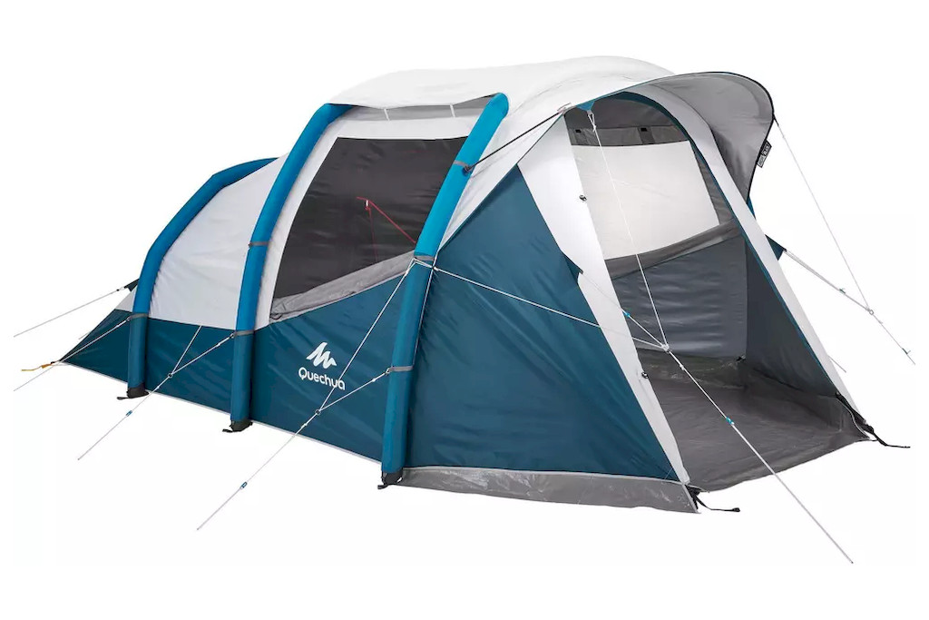black-fresh-tent-203bgr-1.jpg Oppompbare Quechua AirSeconds 4.1 ook in Fresh & Black editie verkrijgbaar - Afbeelding 1