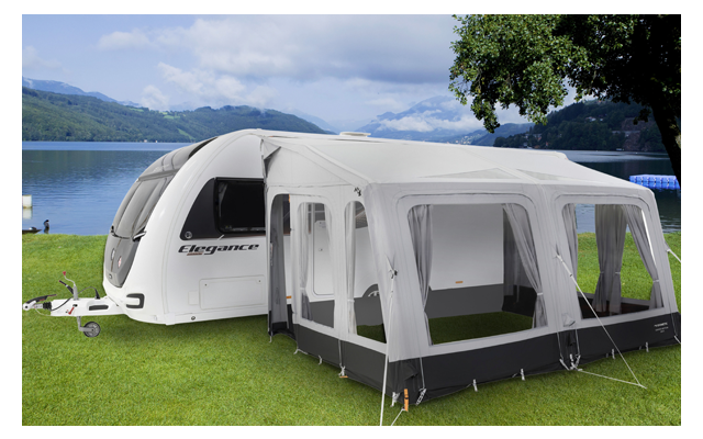 caravan-voortenten-607clh.png Dometic opblaasbare voortent caravan Grande AIR Tour 390 maat S - Afbeelding 1