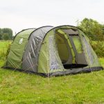 Coleman Cook 4 tent – 4 Persoons tunneltent – UV Guard zonbescherming Brandvertragend materiaal – Grijs/blauw