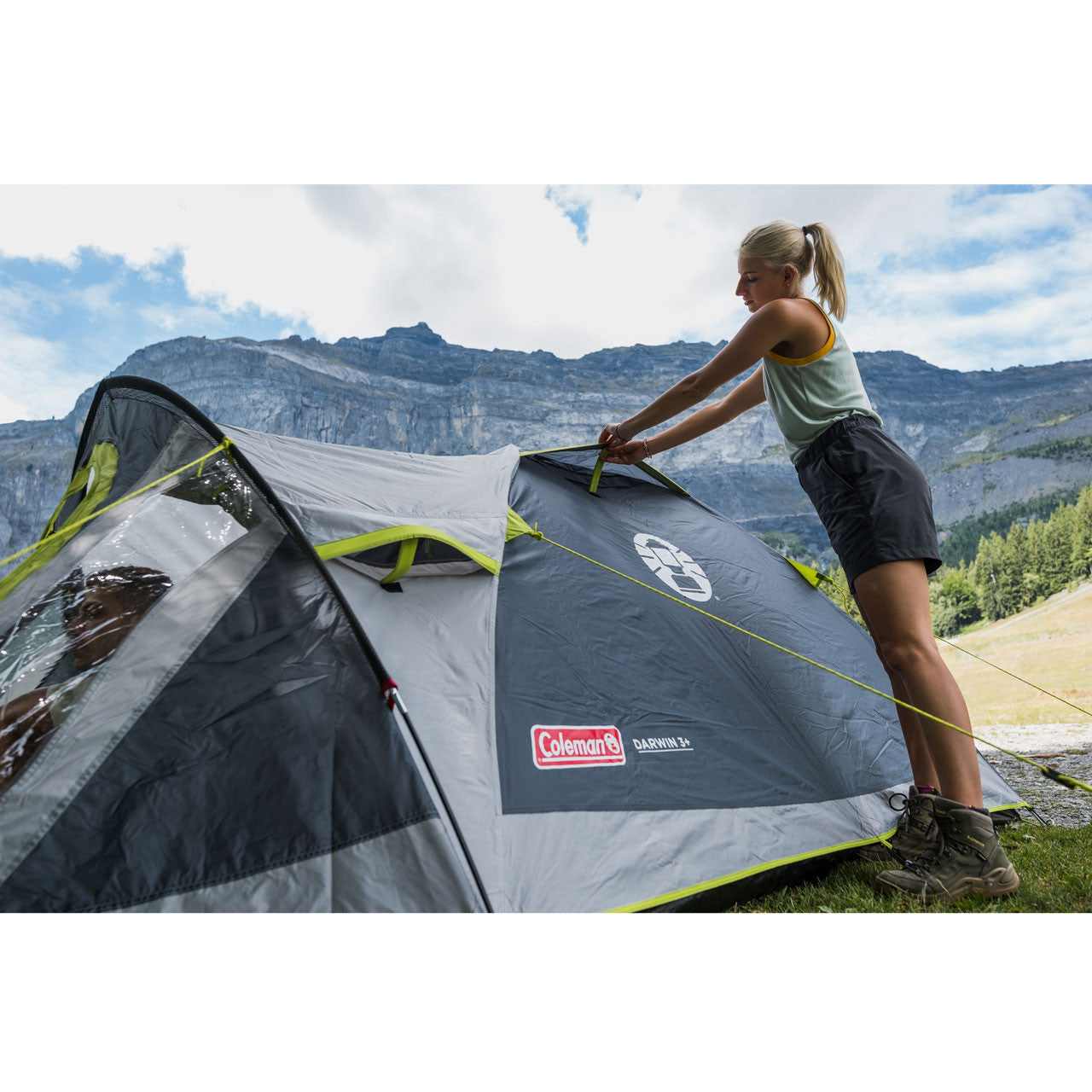 coleman-darwin-3-plus-797xmg-1.jpg Coleman Darwin 3 Plus Poled Tent from Camperite Leisure In Stock - Afbeelding 1