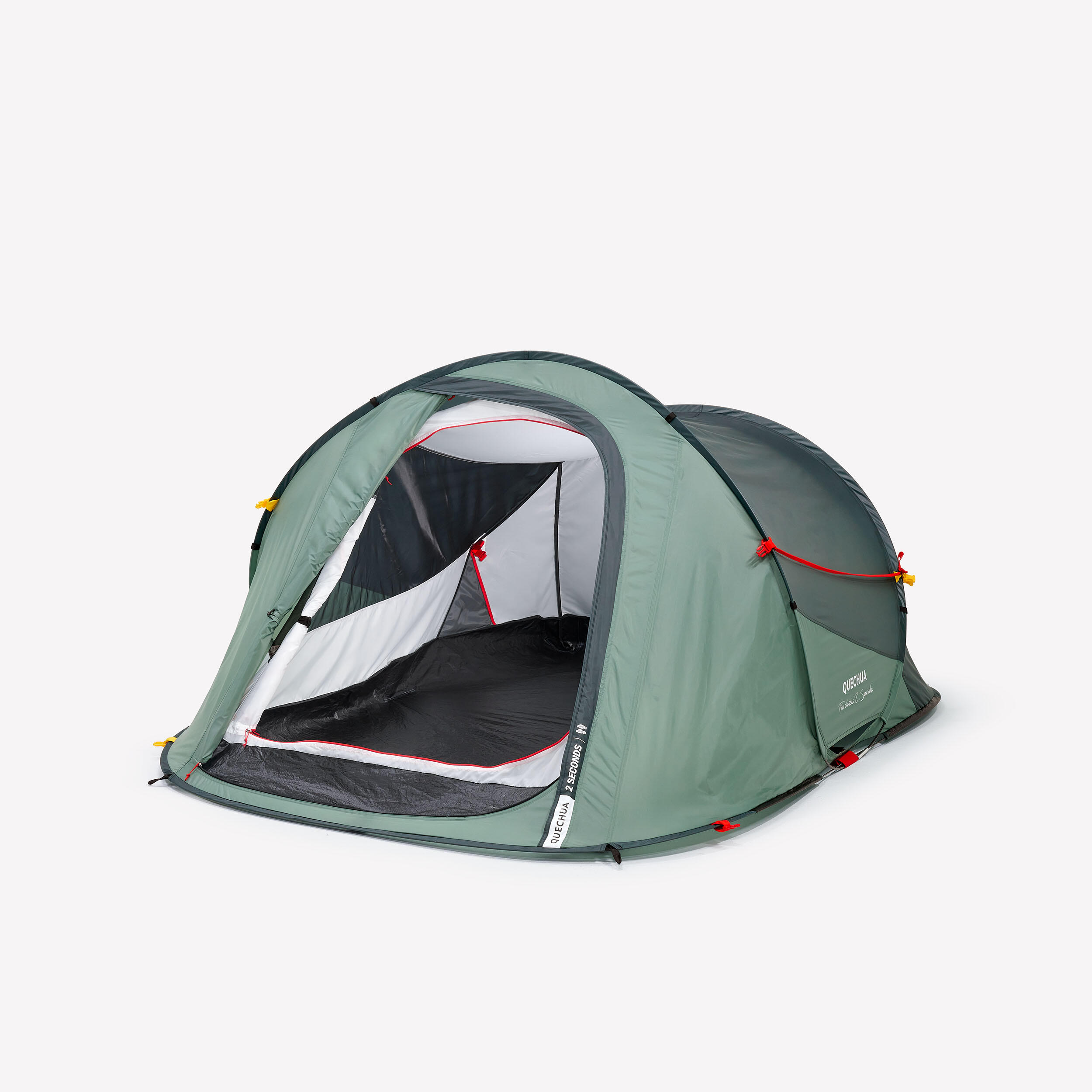 decathlon-tenten-297fod-1.jpg Pop up tent voor 2 personen, 2 Seconds, Groen - Afbeelding 1