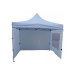 Easy up partytent 3x3m wit huren in Enschede – Partytentverhuur Twente