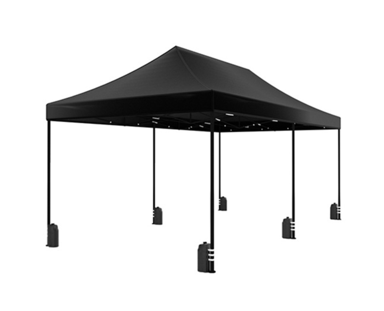 easy-up-tent-3x6-106nor-1.jpg Lizzely Garden & Living Easy up 3x6m zwart luxe partytent opvouwbaar - Afbeelding 1