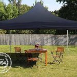 4x4 m Easy Up partytent Vouwpaviljoen, PROFESSIONAL alu 40mm, zwart