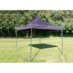 Easy up tent 3×4,5 meter zwart huren Partytentverhuur Groene Hart