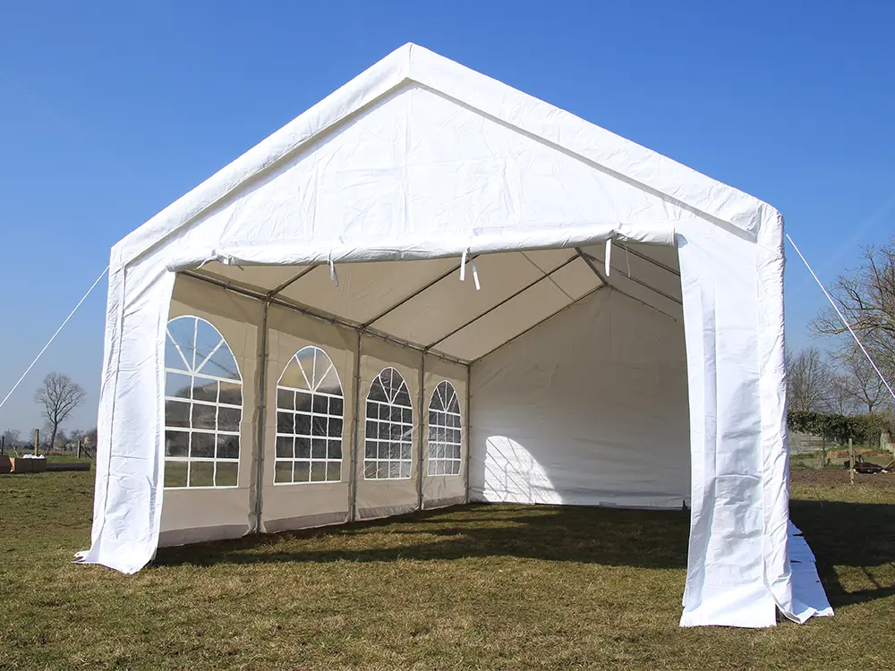 feesttenten-213ykn.webp Partytent 4x8 m pvc pro | TecTronic Feesttenten NL - Afbeelding 1