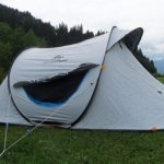 Review Decathlon Quecha Fresh & Black tent | donkere koele tent | test