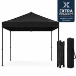 Muntel® Partytent 300x300x285cm Hoogte Verstelbaar PVC Polyester Harmonica ... | bol