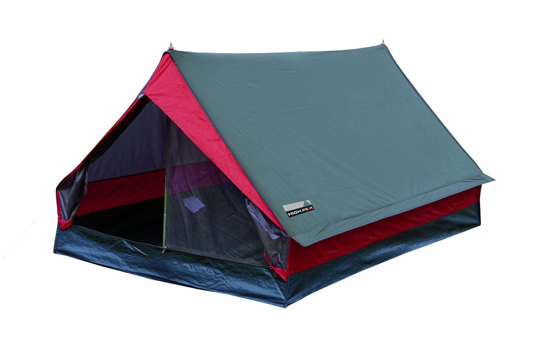 high-peak-tent-336csj-1.jpg High Peak Minipack Tent voor 2 Personen, Zwart/Rood : Amazon.nl: Sport & outdoor - Afbeelding 1