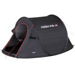 High Peak Vision 3 pop up tent black