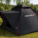 High Peak Beaver 3 koepeltent zwart