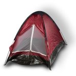 Rood Koepeltent voor Kamperen Polyester 2 Personen Discountershop.nl