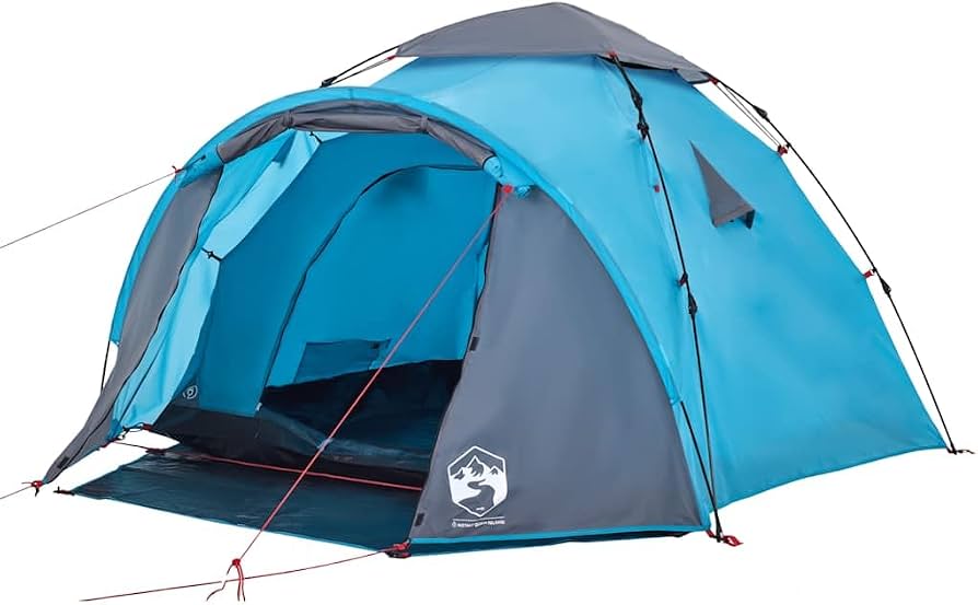 koepeltentje-559lir-1.jpg vidaXL Koepeltent 3 persoons snelontgrendeling blauw : Amazon.nl: Sport & outdoor - Afbeelding 1