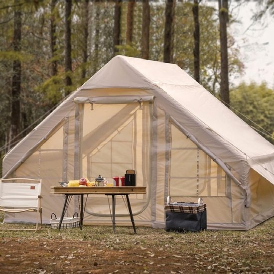 opblaasbare-tent-311jxp-1.jpg Lovue Campingtent voor 4 personen, opblaasbare tipitent voor buiten, pop up tent,... | bol - Afbeelding 1