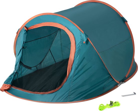 opgooitent-753efg-1.jpg JEMIDI tweepersoons pop up tent Opgooitent, werptent voor 2 personen Ideaal als... | bol - Afbeelding 1