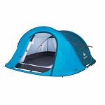 Quechua Waterdichte pop up campingtent 2 seconden gemakkelijk 3 personen (blauw) : Amazon.nl: Sport & outdoor