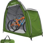 BeerGear Fietstent met afneembare regenhoes Schuurtent Camping Opbergtent Groen | bol