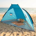 Cheqo® Strandtent Beachshelter Beach Shelter Windscherm Strandtentje ... | bol