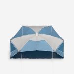 Compacte strandtent voor 3 pers. UPF 50+ diameter 180 cm Iwiko grijs beige | Decathlon
