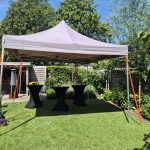 Easy Up (zandkleur) partytent 4x4 huren