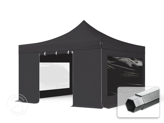 tent-4x4-137pdb-1.jpg Easy up partytent 4x4m Aluminium, 4 zijwanden (600177) | Profitent24 - Afbeelding 1