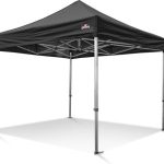 Easy Up | Partytent | 4x4 meter | Professionele Vouwtent | GO UP50 PVC | Aluminium | Zwart | Incl All Season Ribstop PVC Doek | Inclusief gratis ...