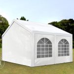 PE Partytent 4x4m wit, waterdicht (91108) | Profitent24