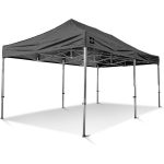 Easy up tent zwart 4 x 8 meter huren l Vanaf € 140, per 3 dagen