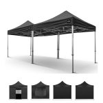 Harmonica / Partytent 6x3 zwart