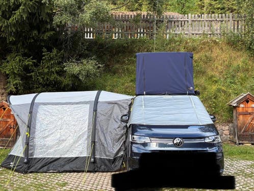 tent-action-488vfy-1.jpg Kampa Action Air Bustent | 2x gebruikt | incl. peesadapter (m2450729159) — Tenten — Marktplaats - Afbeelding 1