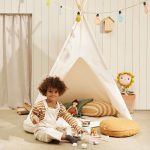 Tipi tent Kid's Concept naturel wit