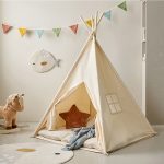 TIPI SPEELTENT «ÉTÉ» | 158 CM HOOG | OFF WHITE