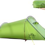 Night Cat 1 Persoons Ultralight Tent – Waterdichte Trekkingtent – 15D Nylon PU5000mm –... | bol