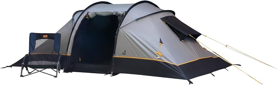 vis-a-vis-tent-819qug-1.jpg Redwood Aspen Vis à Vis Tent, Trekking Koepel Tenten, Grijs : Amazon.nl: Sport & outdoor - Afbeelding 1
