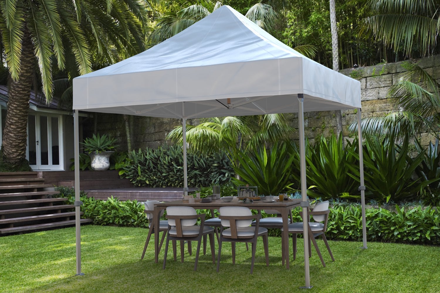 vouwtent-3x3-298voc-1.jpg Easy up partytent 3x3m Professional | Heavy duty PVC | Outmate.nl - Afbeelding 1
